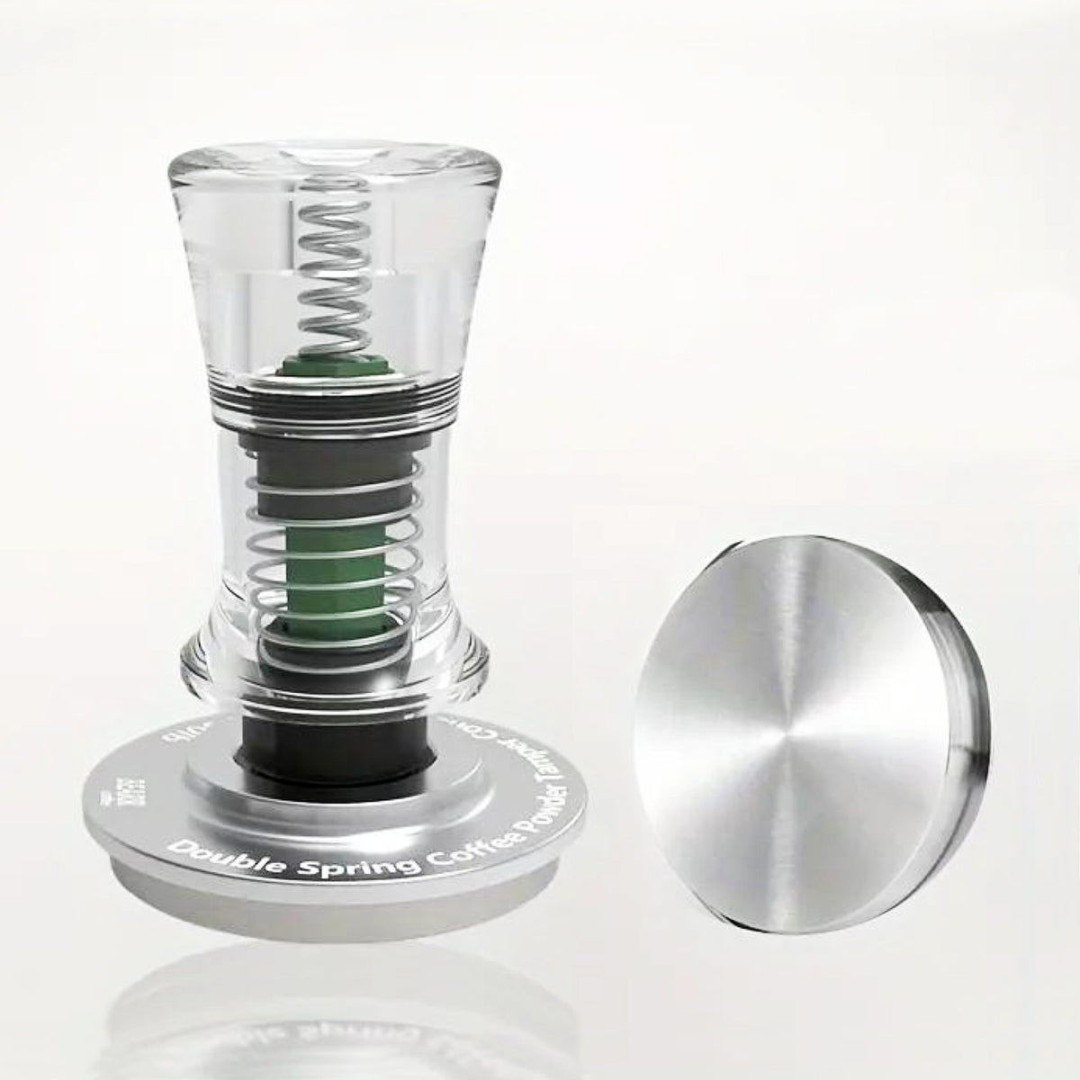 Tamper doble resorte