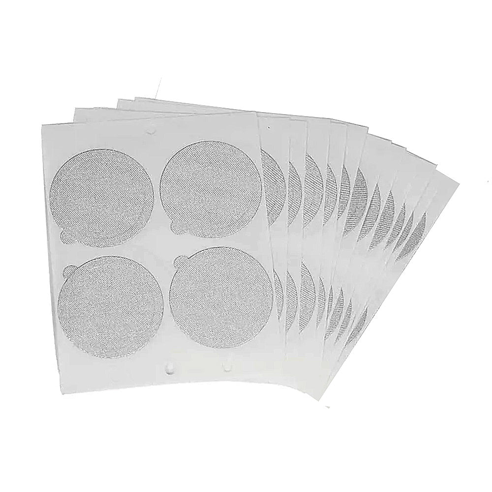 Tapas de aluminio para cápsulas reutilizables 100 unidades